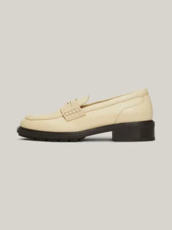 Mokasyny & Loafers|Płaskie Buty*Tommy Hilfiger Skórzane Mokasyny Z Protektorem COUNTRY IVORY