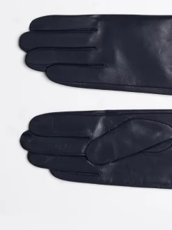 Rękawiczki|Czapki I Szaliki*Tommy Hilfiger Skórzane Rękawiczki Essential SPACE BLUE