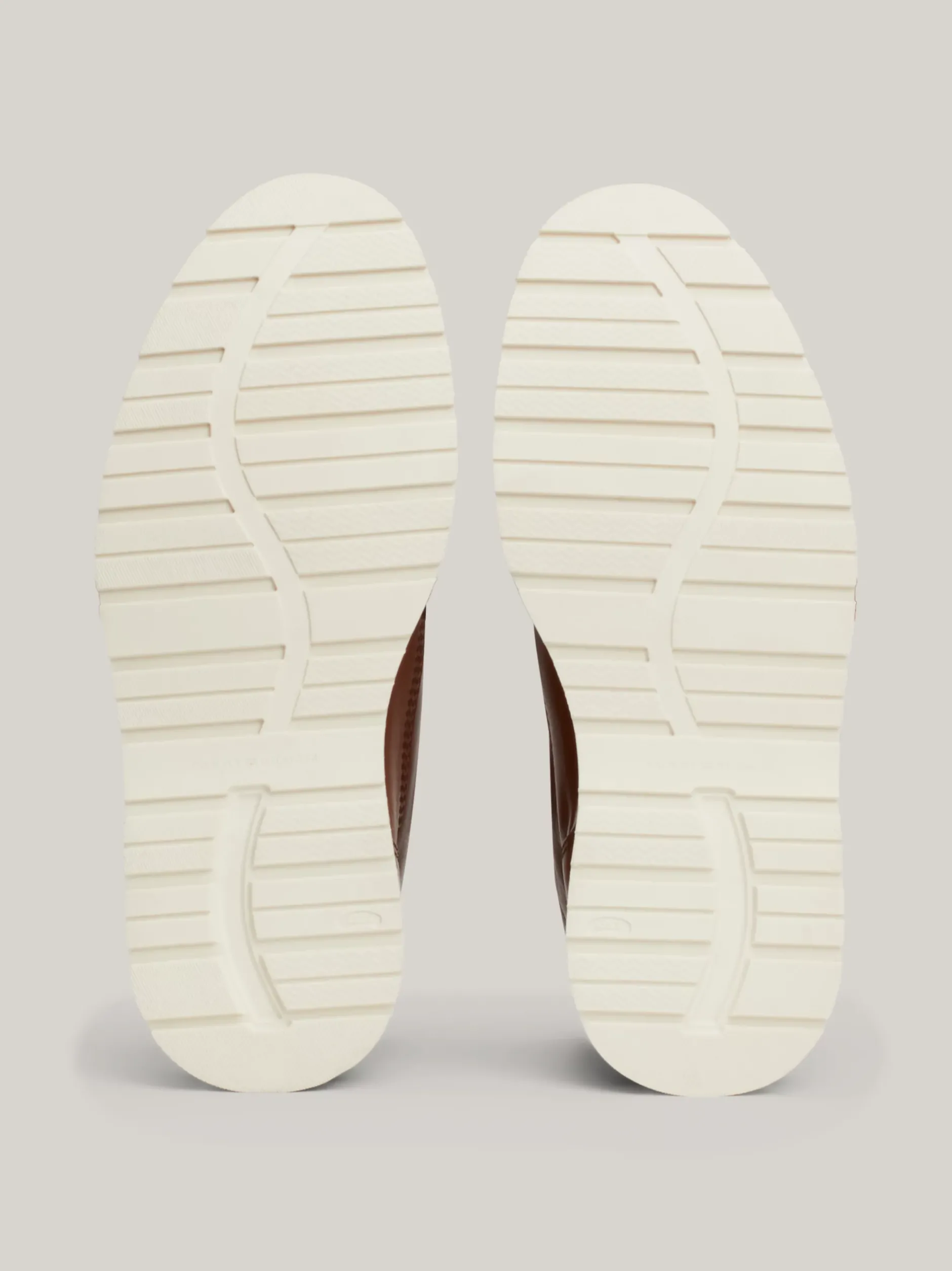 Buty Sznurowane|Buty*Tommy Hilfiger Skórzane Sznurowane Botki Na Grubej Podeszwie WINTER COGNAC