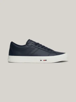 Sneakersy*Tommy Hilfiger Skórzane Sznurowane Tenisówki Z Logo DESERT SKY