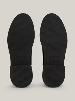 Chelsea Boots|Botki*Tommy Hilfiger Skórzane Sztyblety BLACK