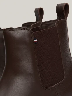 Sztyblety|Buty*Tommy Hilfiger Skórzane Sztyblety Z Ciepłą Wyściółką COCOA