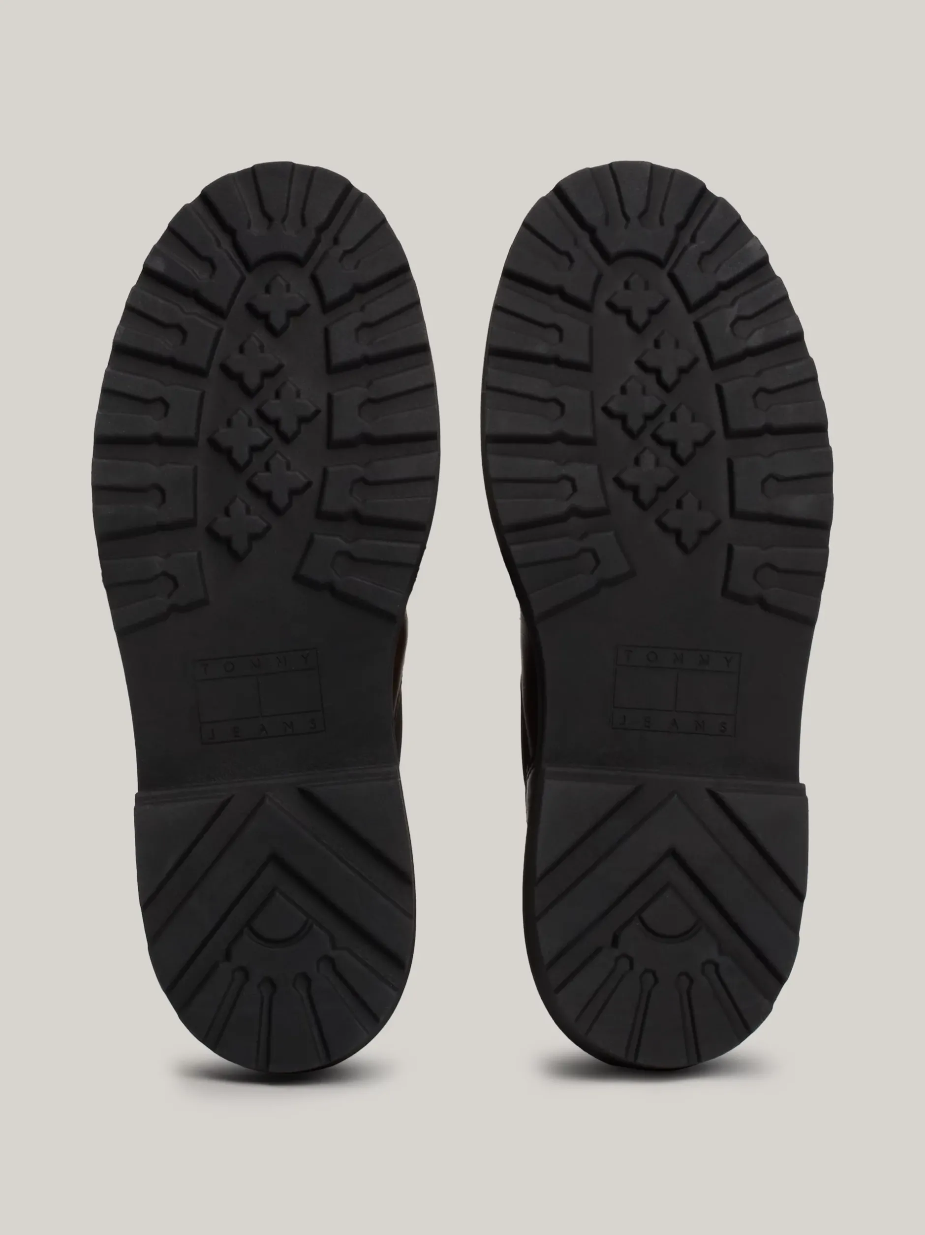 Sztyblety|Buty*Tommy Hilfiger Skórzane Sztyblety Z Protektorem I Logo VELVET BROWN