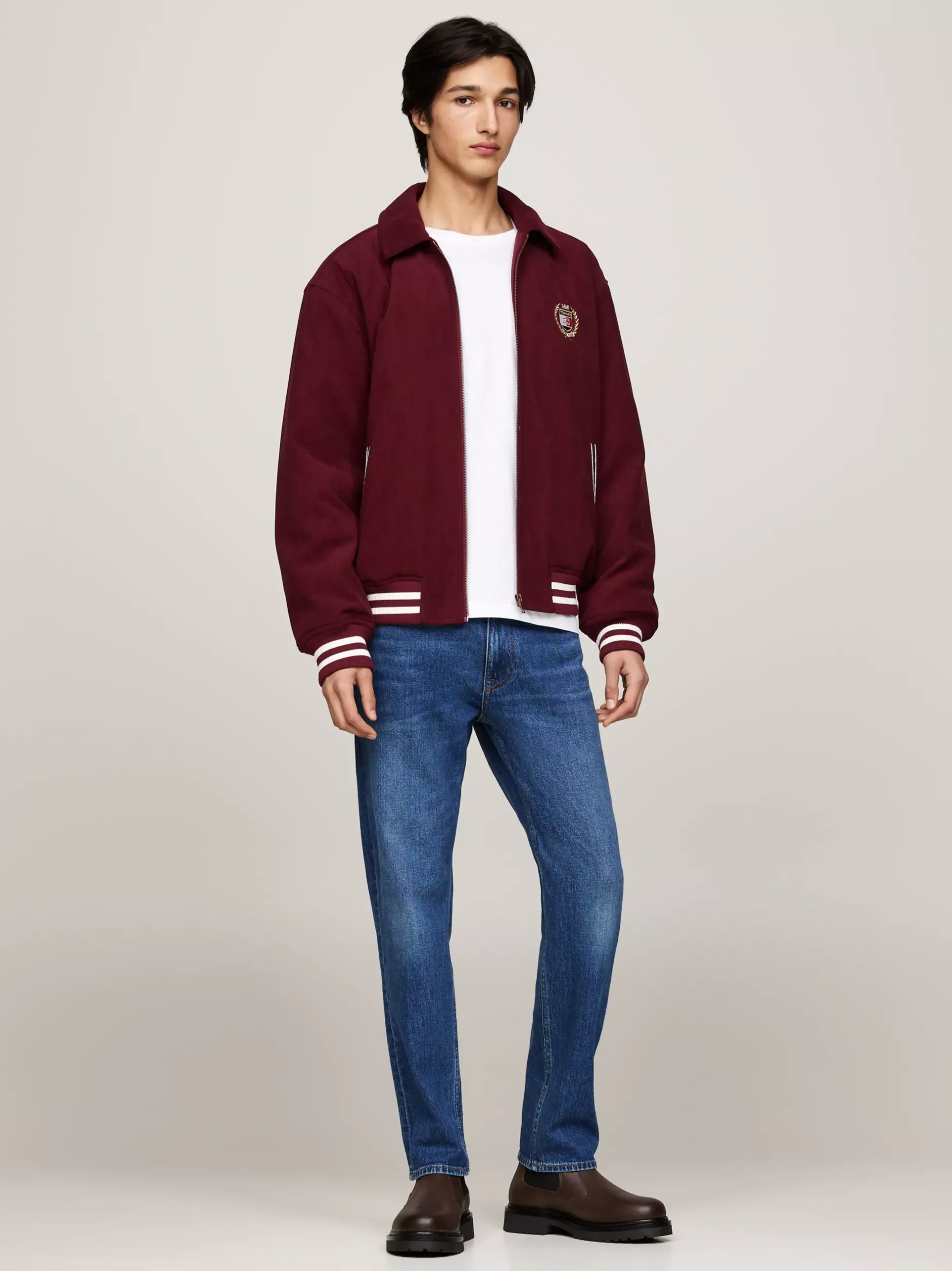 Sztyblety|Buty*Tommy Hilfiger Skórzane Sztyblety Z Protektorem I Logo VELVET BROWN