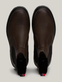 Sztyblety|Buty*Tommy Hilfiger Skórzane Sztyblety Z Protektorem VELVET BROWN