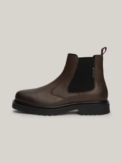 Sztyblety|Buty*Tommy Hilfiger Skórzane Sztyblety Z Protektorem VELVET BROWN