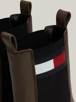 Chelsea Boots|Botki*Tommy Hilfiger Skórzane Sztyblety Z Protektorem VELVET BROWN
