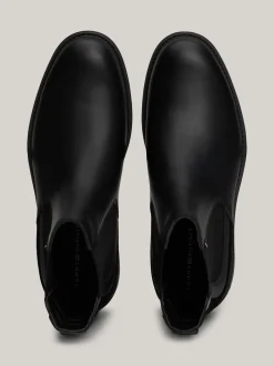Sztyblety|Buty*Tommy Hilfiger Skórzane Sztyblety Z Protektorem BLACK