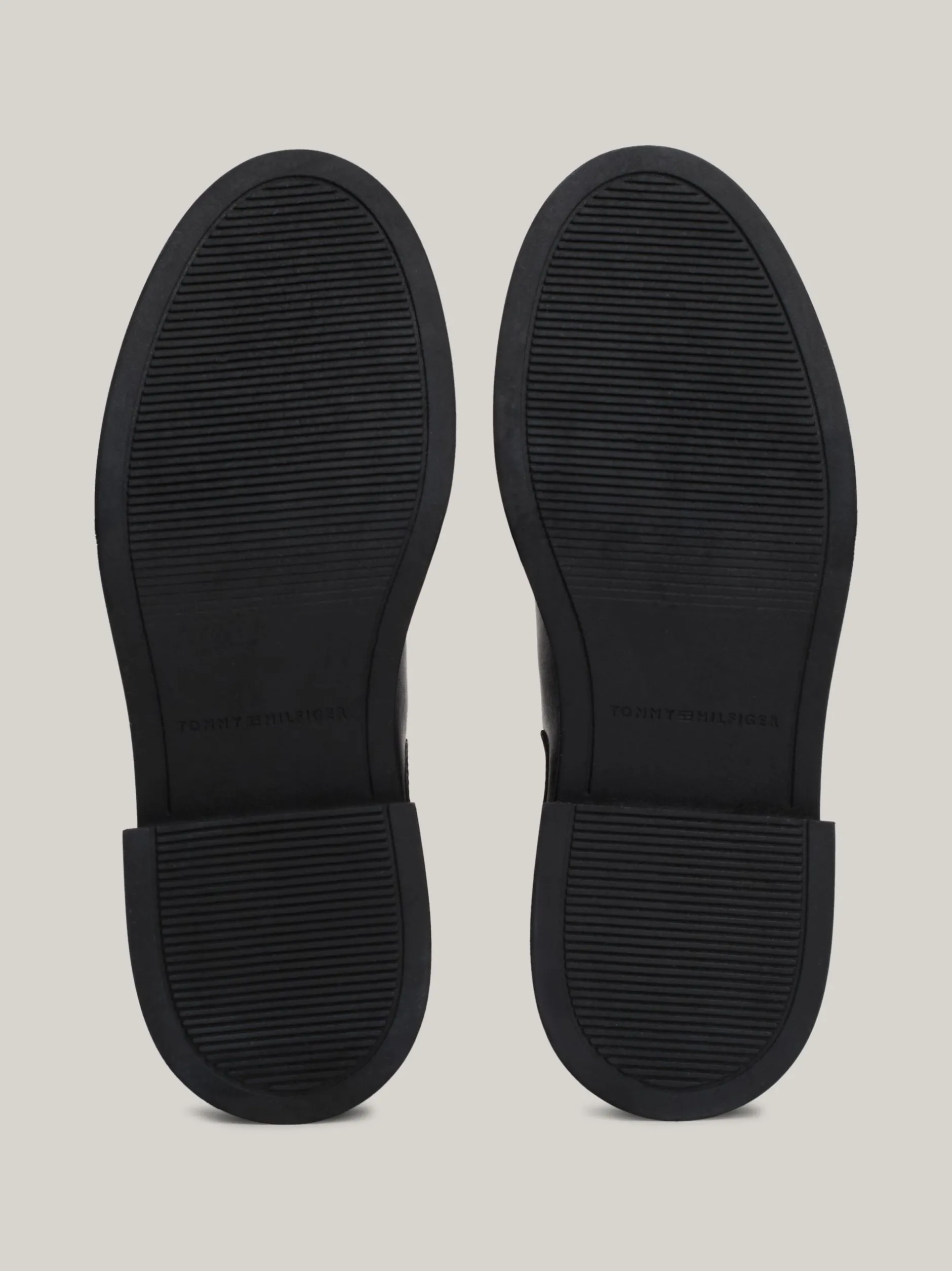 Botki|Chelsea Boots*Tommy Hilfiger Skórzane Sztyblety Z Taśmą Z Logo BLACK