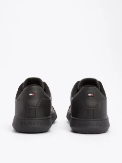 Sneakersy*Tommy Hilfiger Skórzane Tenisówki Essential TRIPLE BLACK