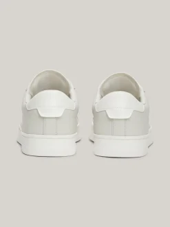 Sneakersy*Tommy Hilfiger Skórzane Tenisówki Na Podeszwie Typu Cupsole STRATUS GREY