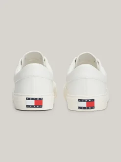 White Trainers|Sneakersy*Tommy Hilfiger Skórzane Tenisówki Skater Essential WHITE