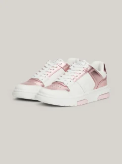 Sneakersy*Tommy Hilfiger Skórzane Tenisówki The Brooklyn MISTY PINK
