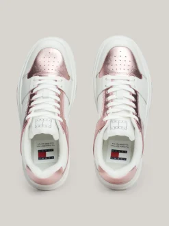 Sneakersy*Tommy Hilfiger Skórzane Tenisówki The Brooklyn MISTY PINK