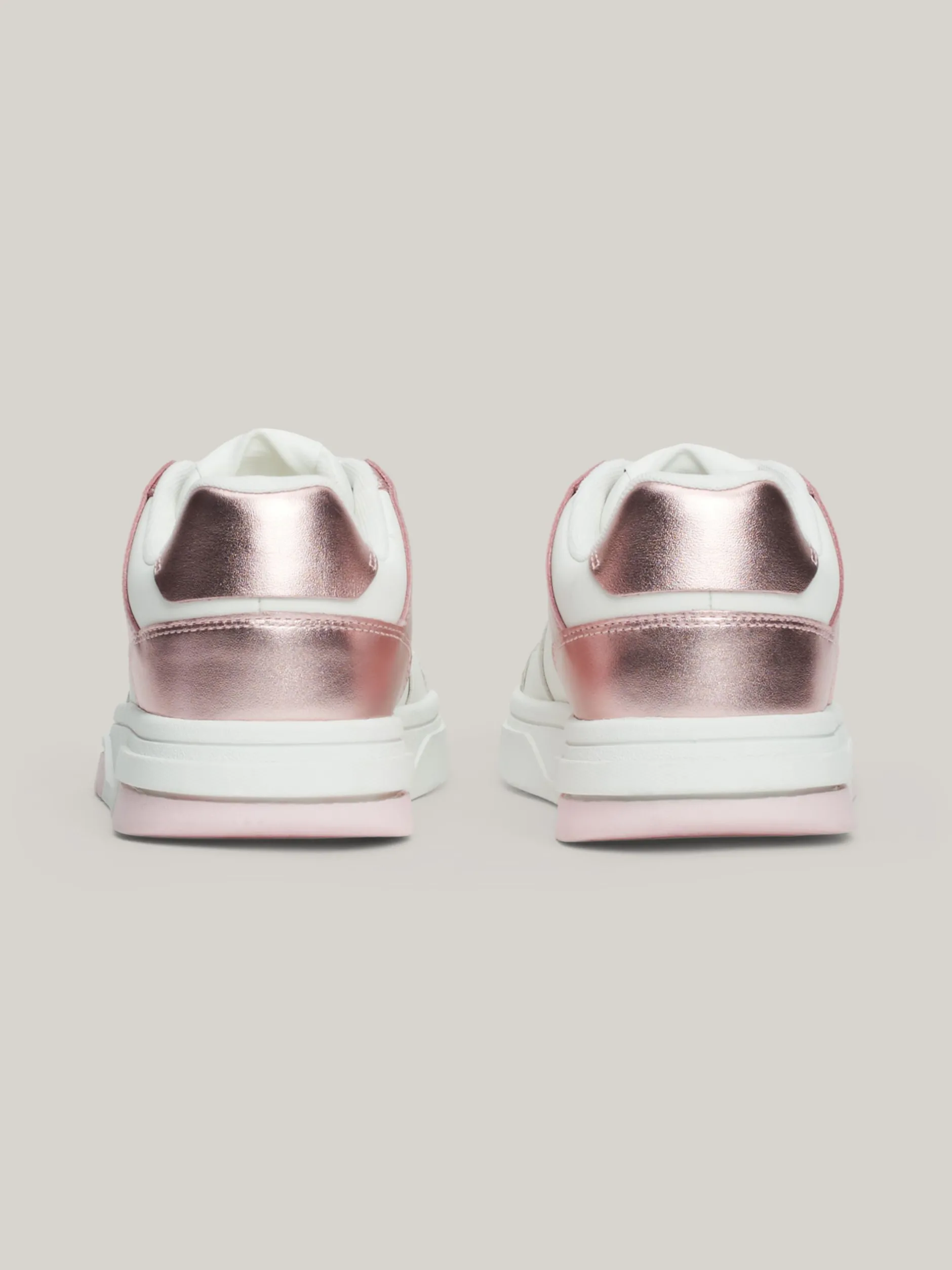 Sneakersy*Tommy Hilfiger Skórzane Tenisówki The Brooklyn MISTY PINK