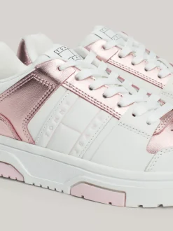 Sneakersy*Tommy Hilfiger Skórzane Tenisówki The Brooklyn MISTY PINK