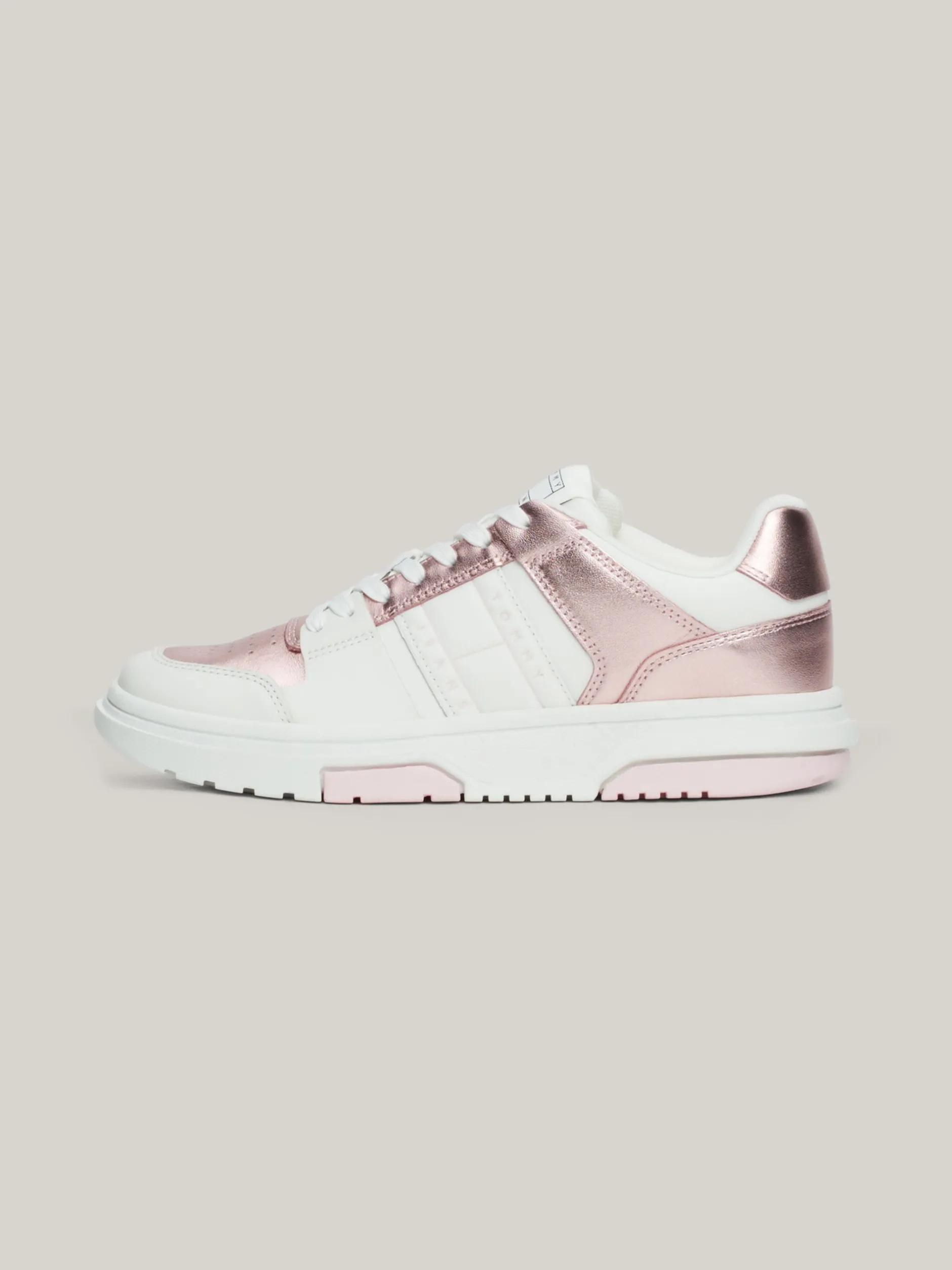 Sneakersy*Tommy Hilfiger Skórzane Tenisówki The Brooklyn MISTY PINK