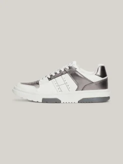 Sneakersy*Tommy Hilfiger Skórzane Tenisówki The Brooklyn WARM STONE