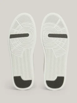 White Trainers|Sneakersy*Tommy Hilfiger Skórzane Tenisówki Typu Court ECRU