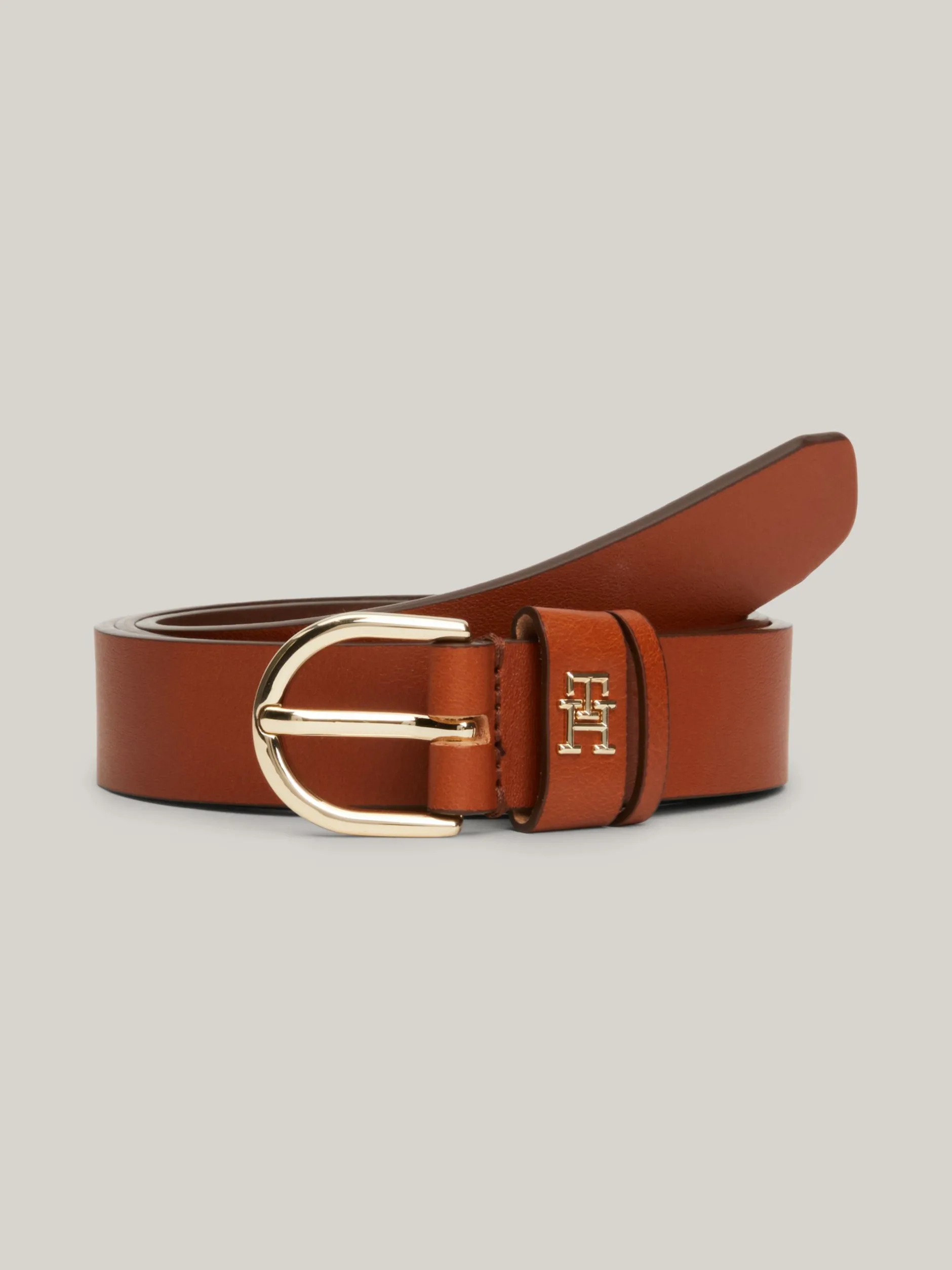 Paski*Tommy Hilfiger Skórzany Pasek Essential COGNAC