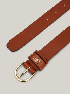 Paski*Tommy Hilfiger Skórzany Pasek Essential COGNAC