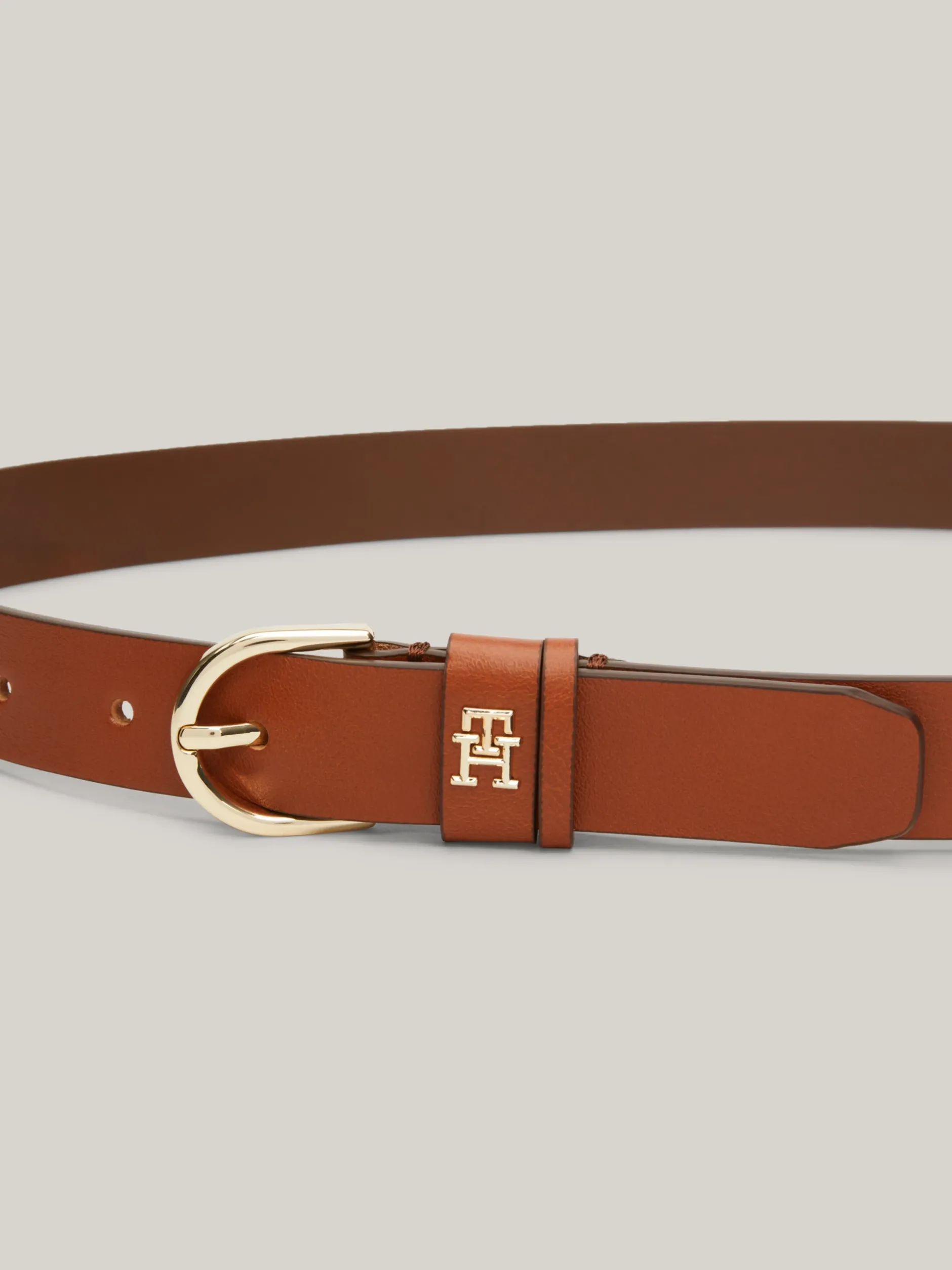 Paski*Tommy Hilfiger Skórzany Pasek Essential COGNAC