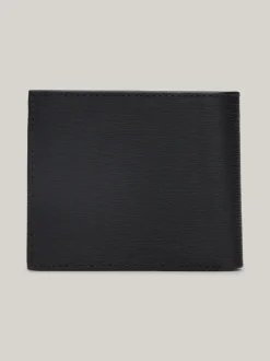 Portfele & Breloczki Do Kluczy*Tommy Hilfiger Skórzany Portfel Business Premium Z Fakturą BLACK