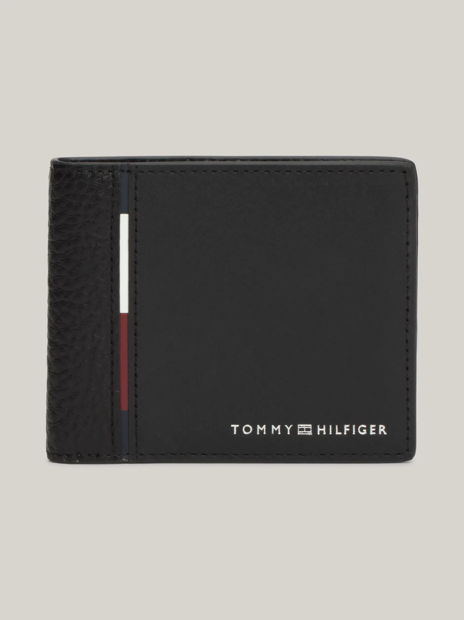 Portfele & Breloczki Do Kluczy*Tommy Hilfiger Skórzany Portfel Casual Na Karty BLACK
