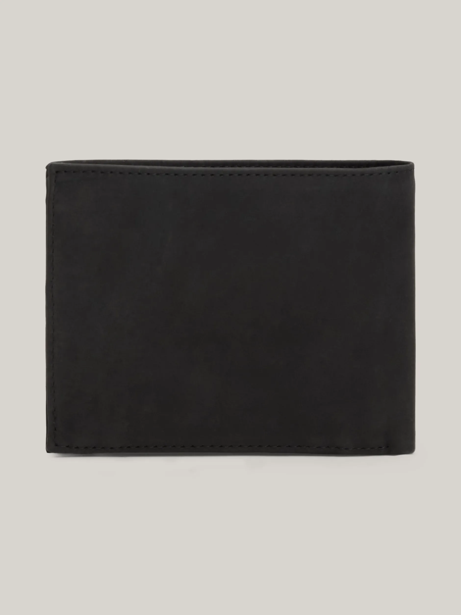 Portfele & Breloczki Do Kluczy*Tommy Hilfiger Skórzany Składany Portfel BLACK