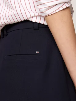 Spódnice*Tommy Hilfiger Spódnica Mini O Trapezowym Kroju Z Flagą DESERT SKY