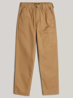 Spodnie I Szorty*Tommy Hilfiger Spodnie Adaptive W Stylu Skater CLASSIC KHAKI