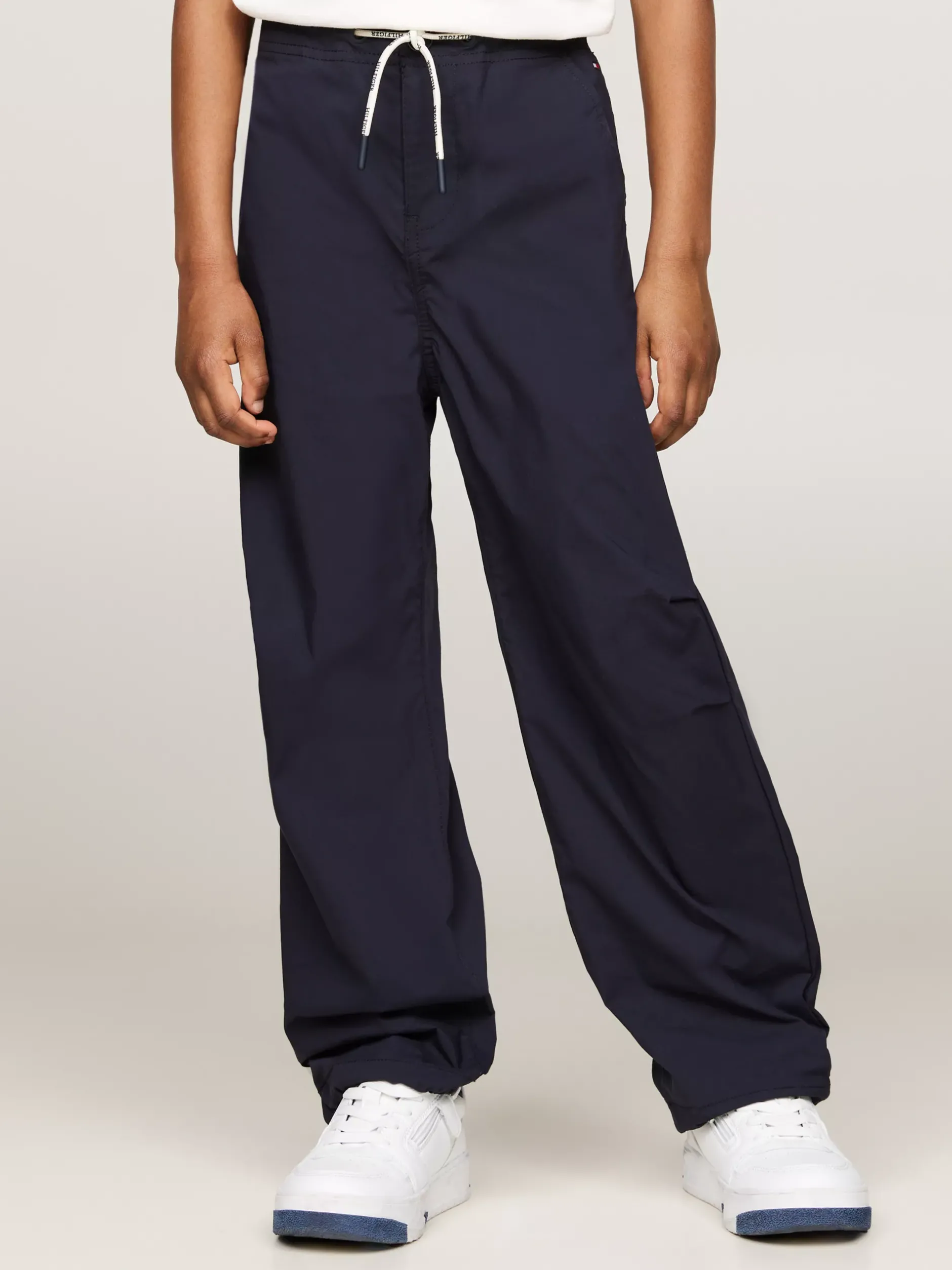 Spodnie I Szorty*Tommy Hilfiger Spodnie Cargo Z Szerokimi Nogawkami DESERT SKY
