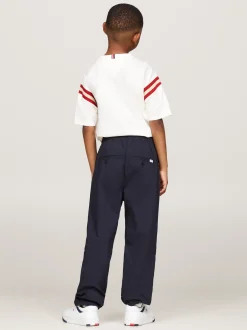 Spodnie I Szorty*Tommy Hilfiger Spodnie Cargo Z Szerokimi Nogawkami DESERT SKY