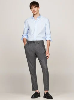 Garnitury I Kostiumy|Spodnie*Tommy Hilfiger Spodnie Flanelowe Z Kantami GREY