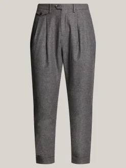 Garnitury I Kostiumy|Spodnie*Tommy Hilfiger Spodnie Flanelowe Z Kantami GREY