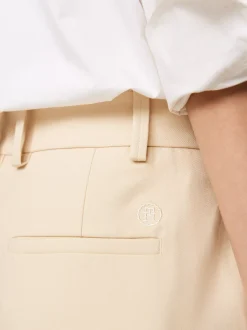 Spodnie*Tommy Hilfiger Spodnie O Prostym Kroju COUNTRY IVORY