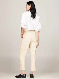 Spodnie*Tommy Hilfiger Spodnie O Prostym Kroju COUNTRY IVORY