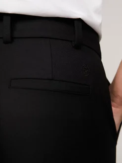 Spodnie*Tommy Hilfiger Spodnie O Prostym Kroju BLACK