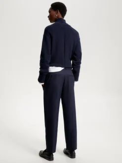 Spodnie*Tommy Hilfiger Spodnie O Prostym Kroju DESERT SKY