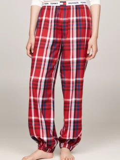Piżamy & Odziez Nocna*Tommy Hilfiger Spodnie Od Piżamy TH Heritage HERITAGE PLAID DARK MAGMA