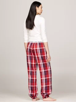Piżamy & Odziez Nocna*Tommy Hilfiger Spodnie Od Piżamy TH Heritage HERITAGE PLAID DARK MAGMA