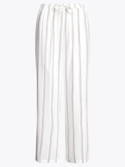Piżamy & Odziez Nocna*Tommy Hilfiger Spodnie Od Piżamy TH Original THIN STRIPES IVORY