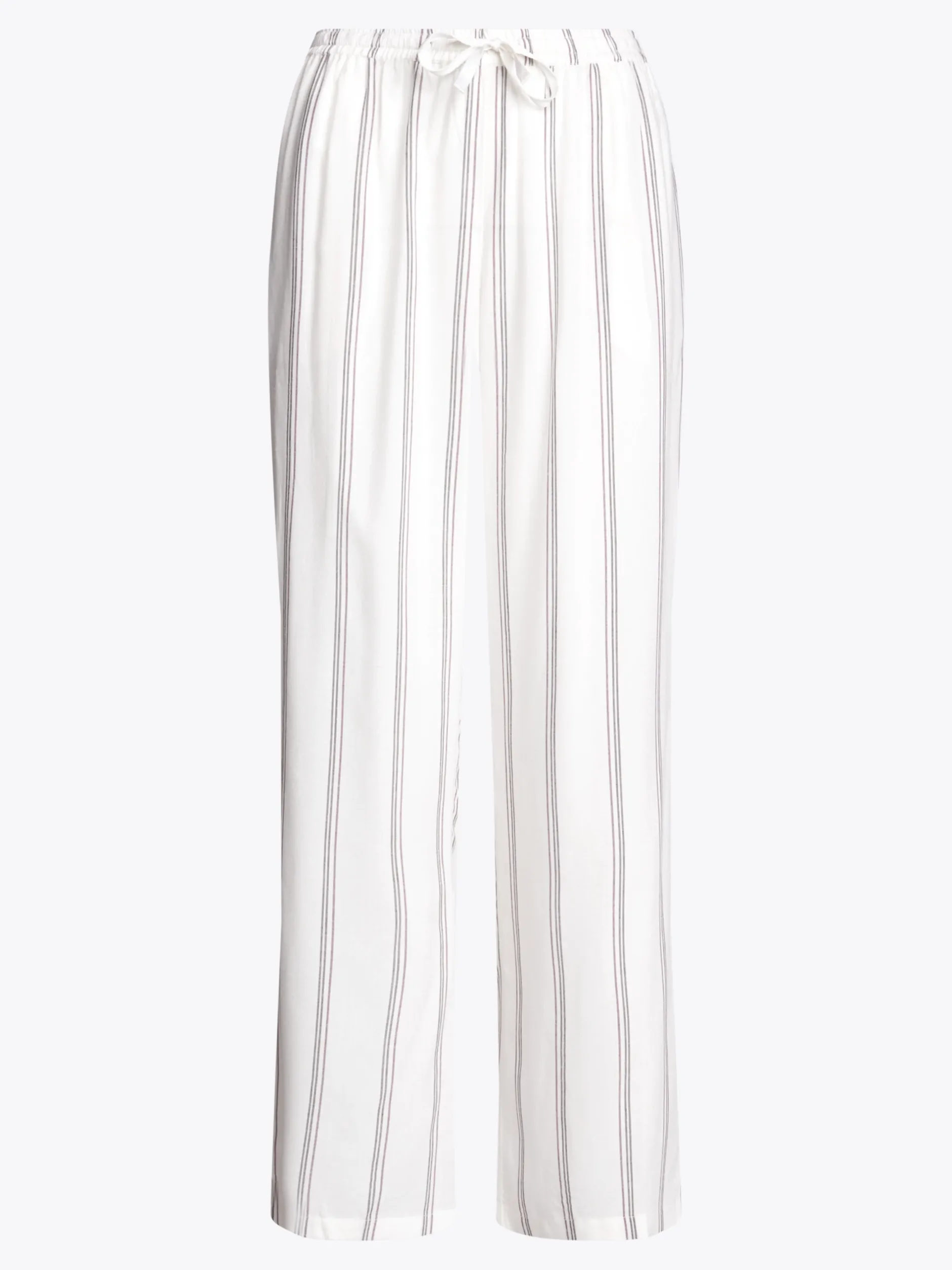 Piżamy & Odziez Nocna*Tommy Hilfiger Spodnie Od Piżamy TH Original THIN STRIPES IVORY
