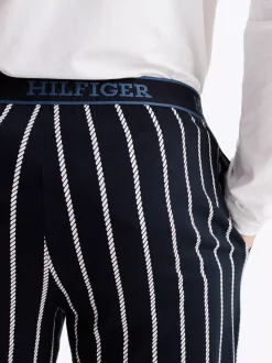 Stroje Kąpielowe*Tommy Hilfiger Spodnie Od Piżamy Z Dżerseju Hilfiger Monotype ROPE STRIPES DESERT SKY