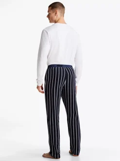 Stroje Kąpielowe*Tommy Hilfiger Spodnie Od Piżamy Z Dżerseju Hilfiger Monotype ROPE STRIPES DESERT SKY