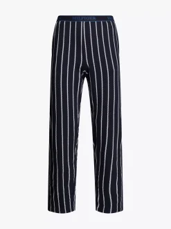 Stroje Kąpielowe*Tommy Hilfiger Spodnie Od Piżamy Z Dżerseju Hilfiger Monotype ROPE STRIPES DESERT SKY