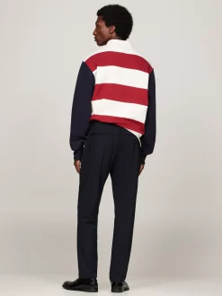 Spodnie*Tommy Hilfiger Spodnie Smart Casual Ze Zwężanymi Nogawkami DESERT SKY