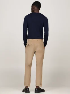 Garnitury I Kostiumy|Spodnie*Tommy Hilfiger Spodnie Sztruksowe Dopasowane Do Sylwetki BEIGE
