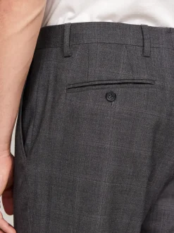 Garnitury I Kostiumy|Spodnie*Tommy Hilfiger Spodnie W Kratę Dopasowane Do Sylwetki GREY