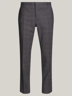 Garnitury I Kostiumy|Spodnie*Tommy Hilfiger Spodnie W Kratę Dopasowane Do Sylwetki GREY
